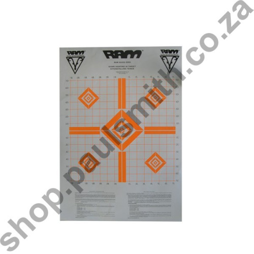 Ram Ram Scope Zero Targets (3) Orange